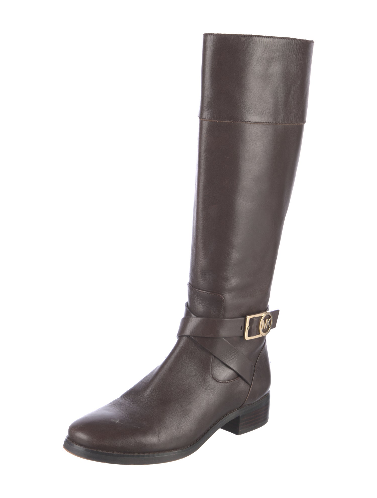 Michael Kors Leather Riding Boots