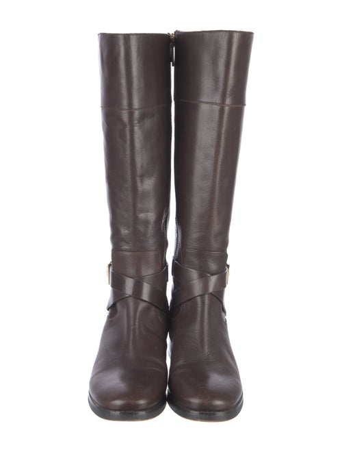 Michael Kors Leather Riding Boots