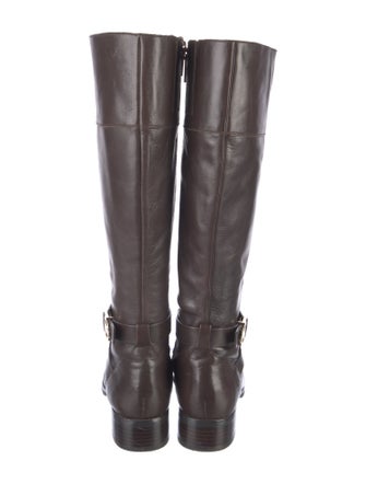 Michael Kors Leather Riding Boots