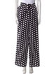Michael Kors Polka Dot Print Wide Leg Pants