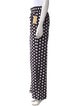 Michael Kors Polka Dot Print Wide Leg Pants