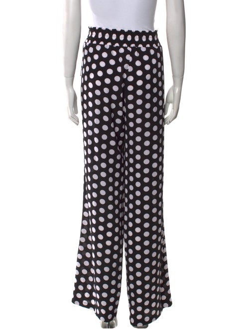 Michael Kors Polka Dot Print Wide Leg Pants