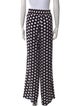 Michael Kors Polka Dot Print Wide Leg Pants