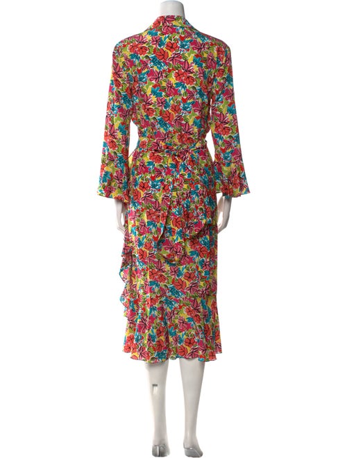 Michael Kors Silk Midi Length Dress