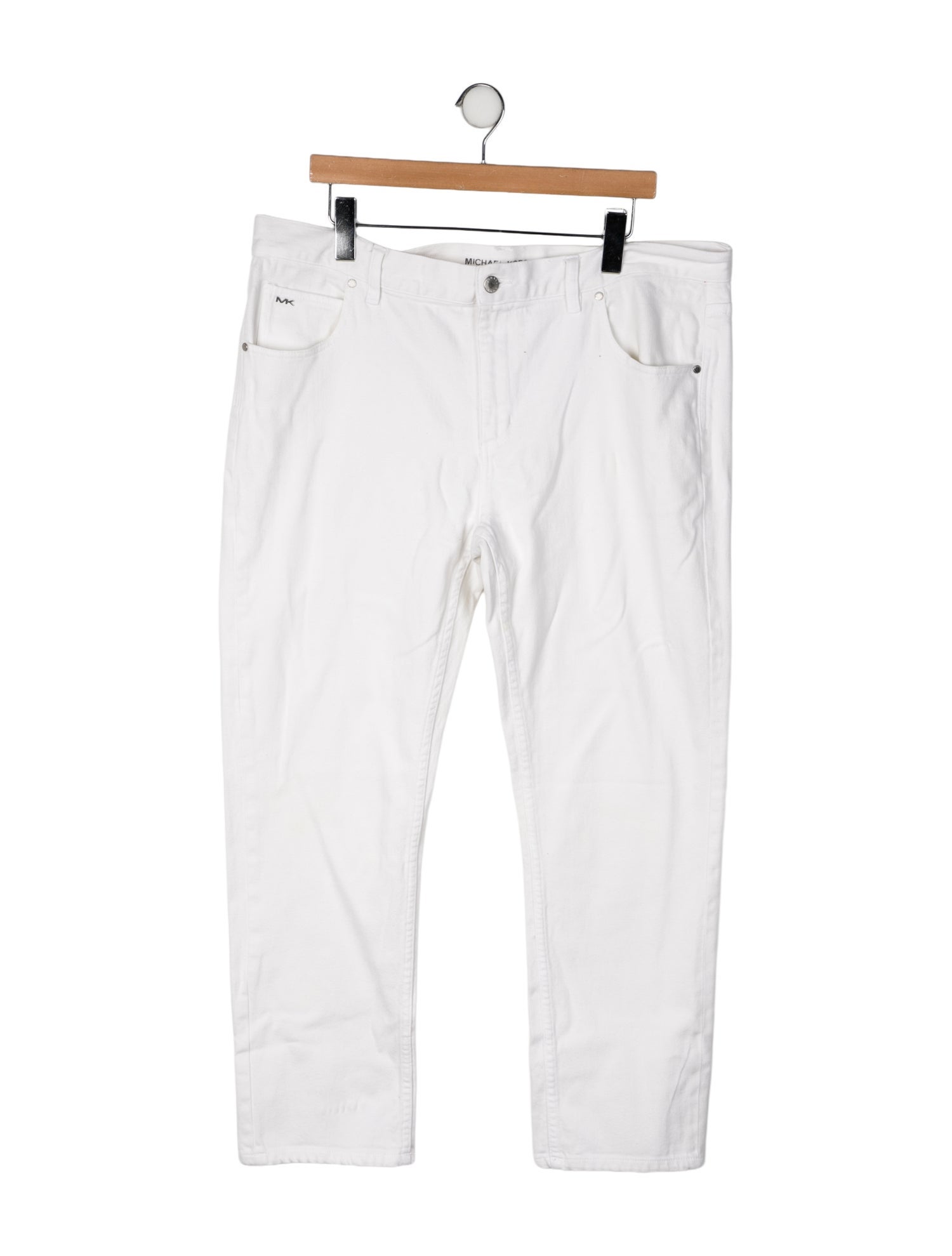 Michael Kors High-Rise Straight Leg Jeans