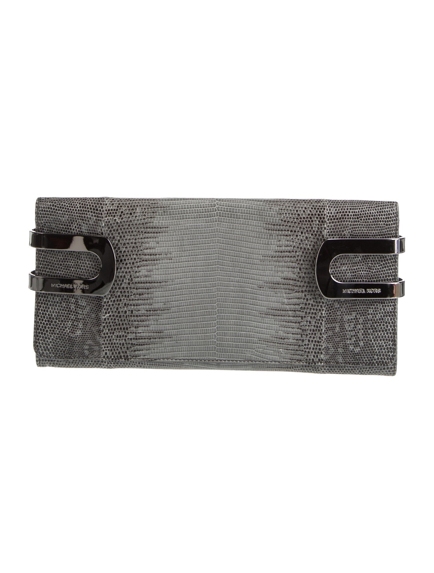 Michael Kors Embossed Leather Clutch