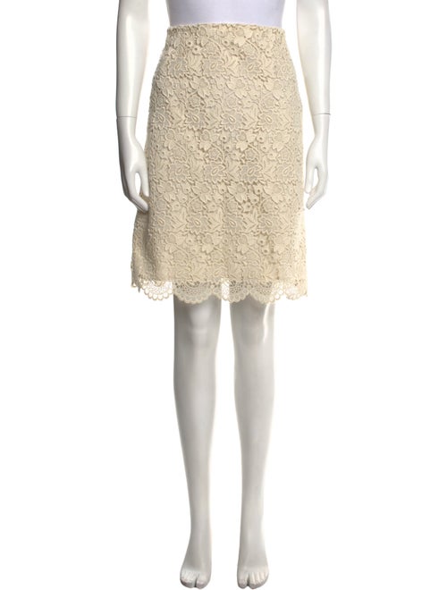 Michael Kors Lace Pattern Knee-Length Skirt