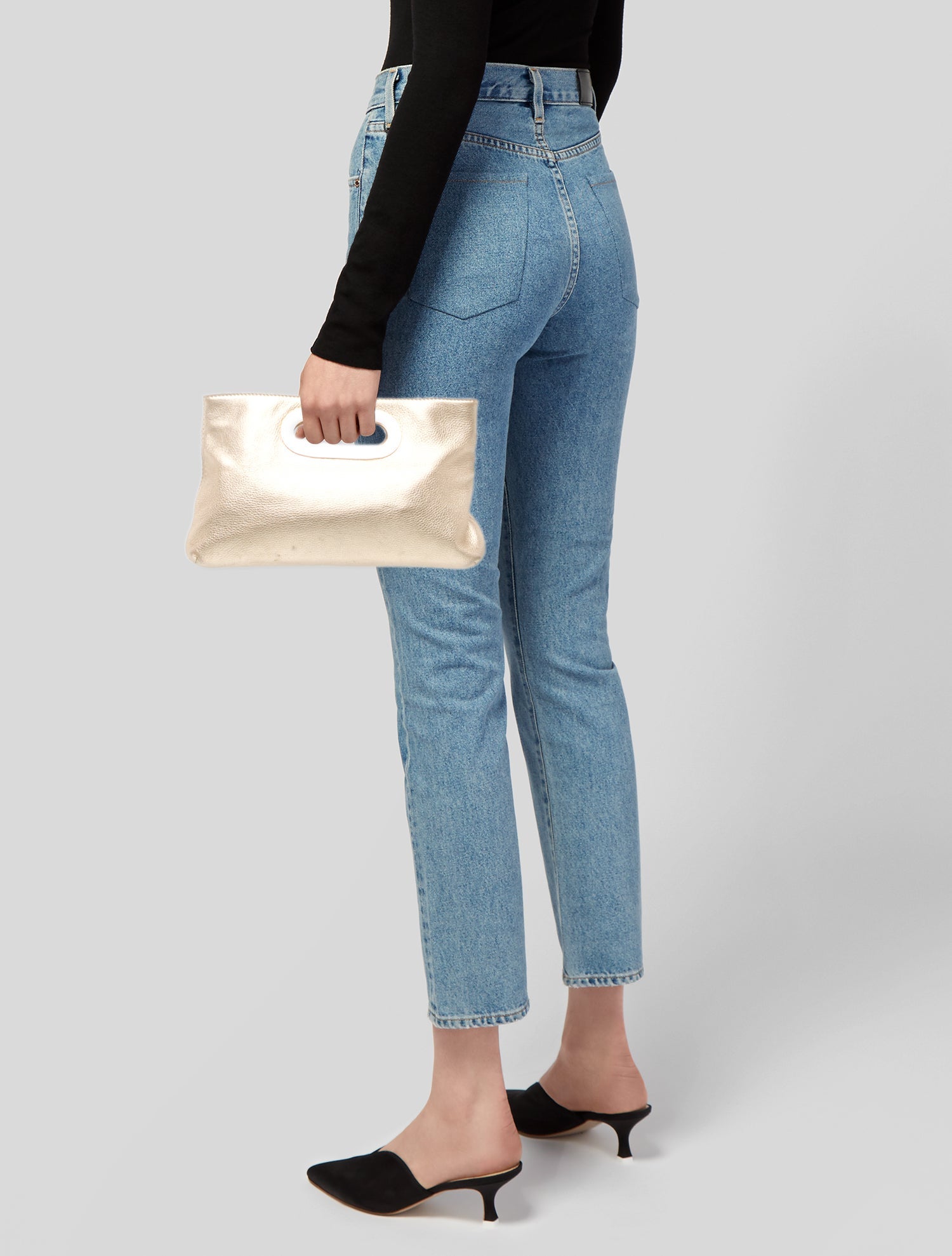 Michael Michael Kors Leather Clutch