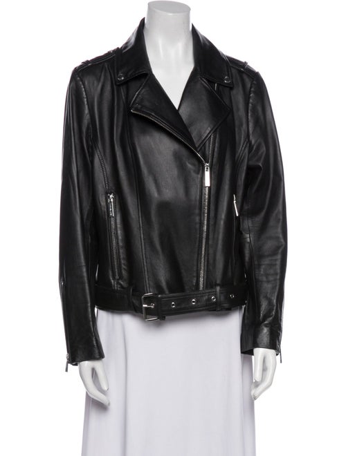 Michael Michael Kors Leather Biker Jacket