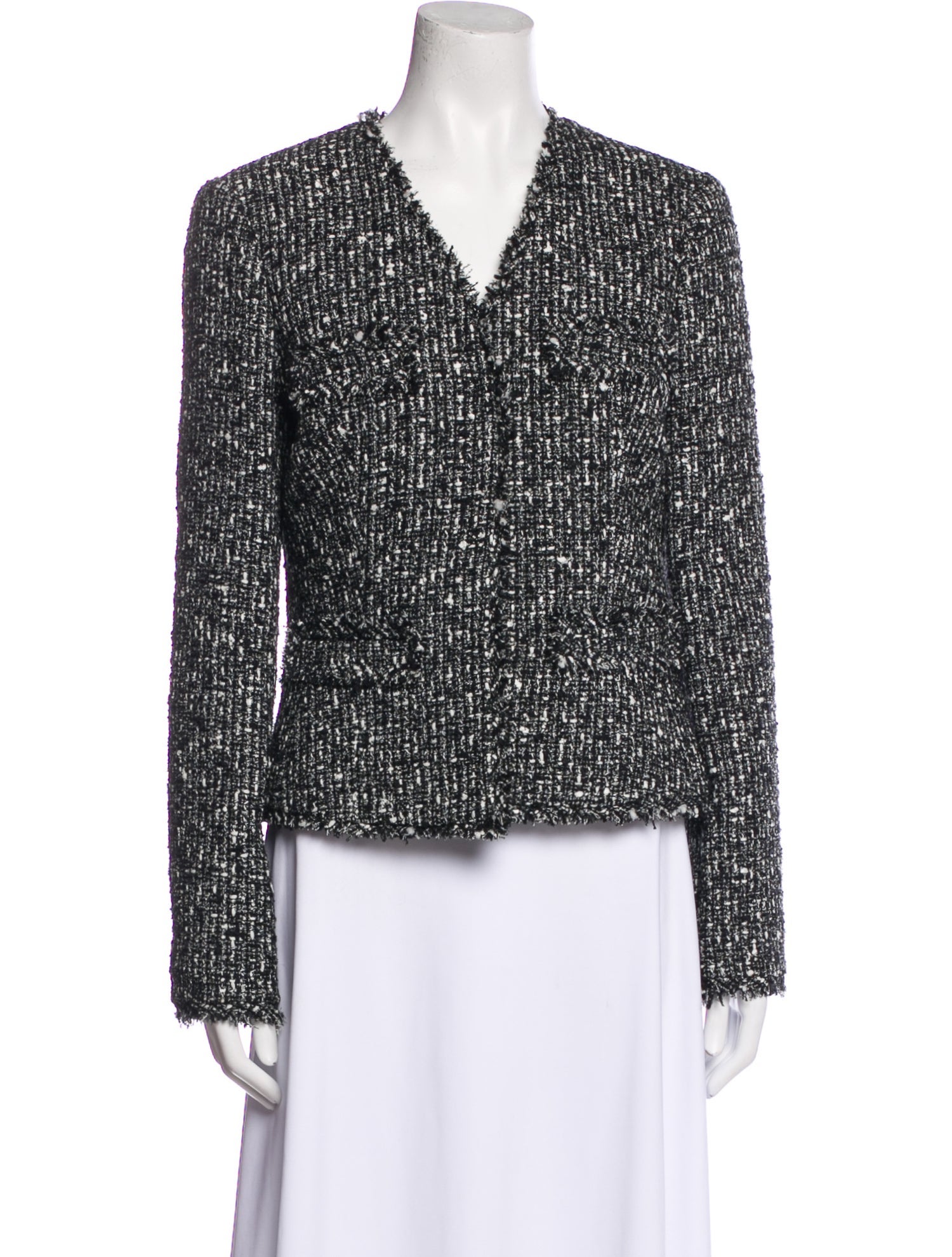 Michael Kors Tweed Pattern Evening Jacket
