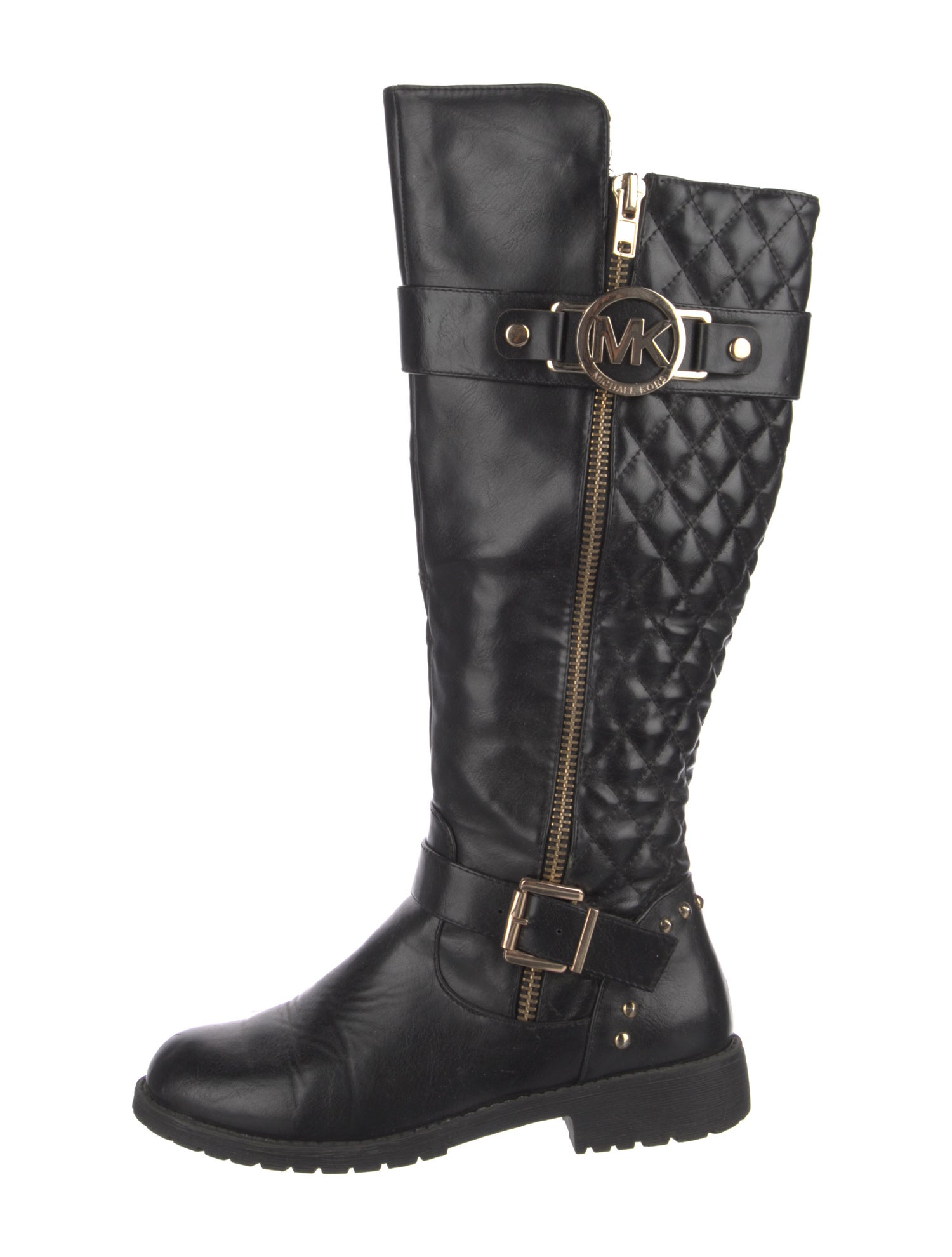 Michael Kors Leather Riding Boots