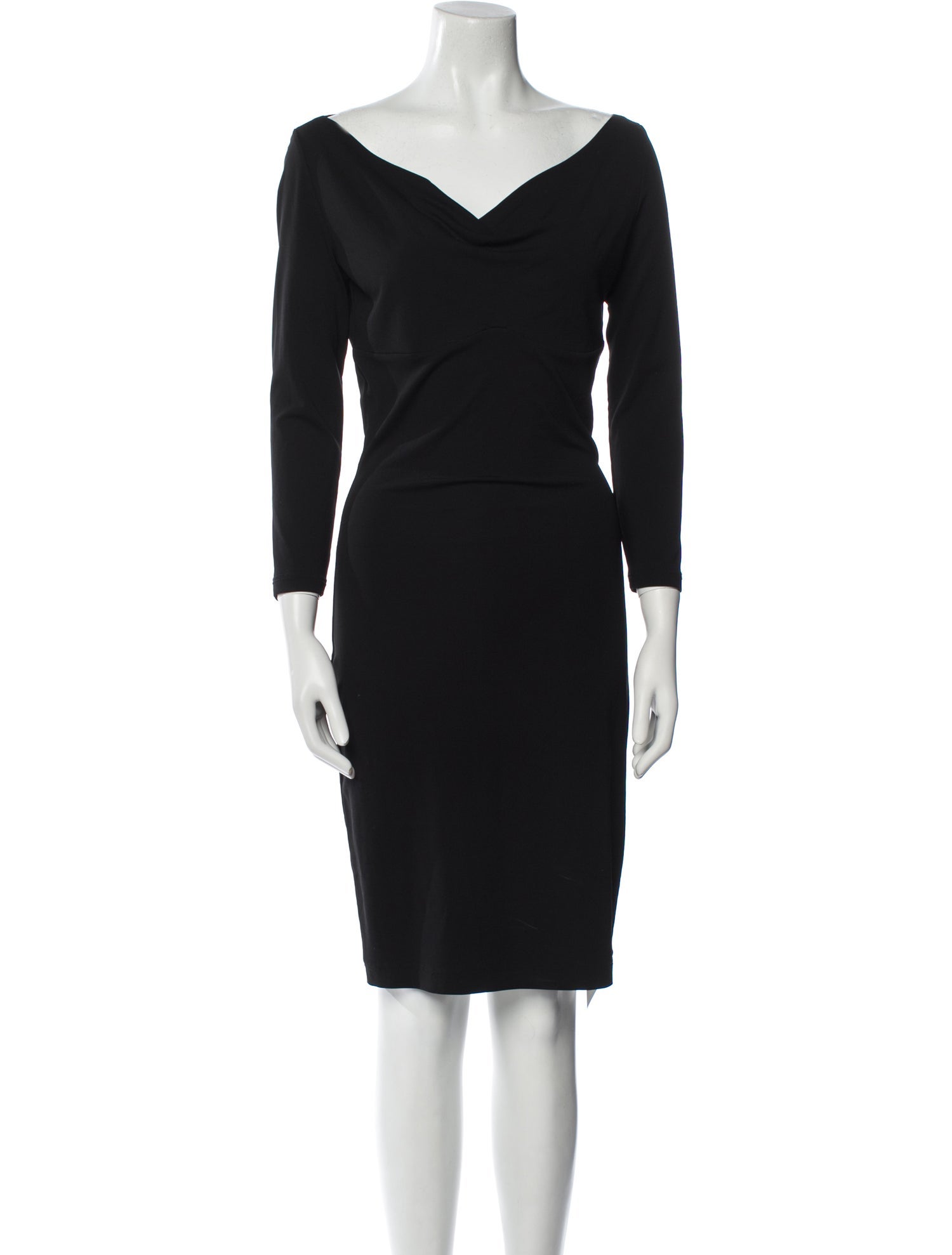 Michael Kors Cowl Neck Knee-Length Dress