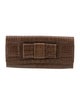 Michael Kors Embossed Leather Clutch