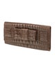 Michael Kors Embossed Leather Clutch