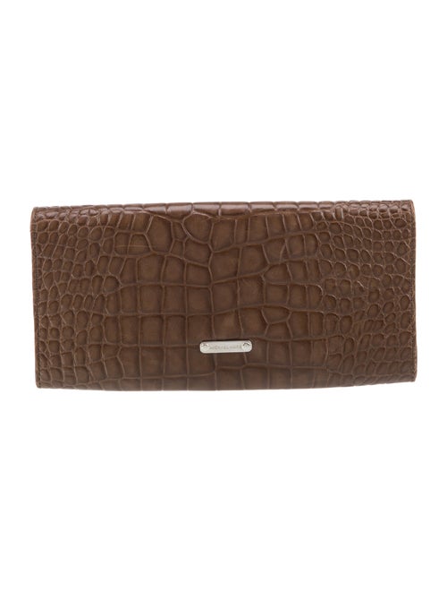 Michael Kors Embossed Leather Clutch