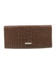 Michael Kors Embossed Leather Clutch