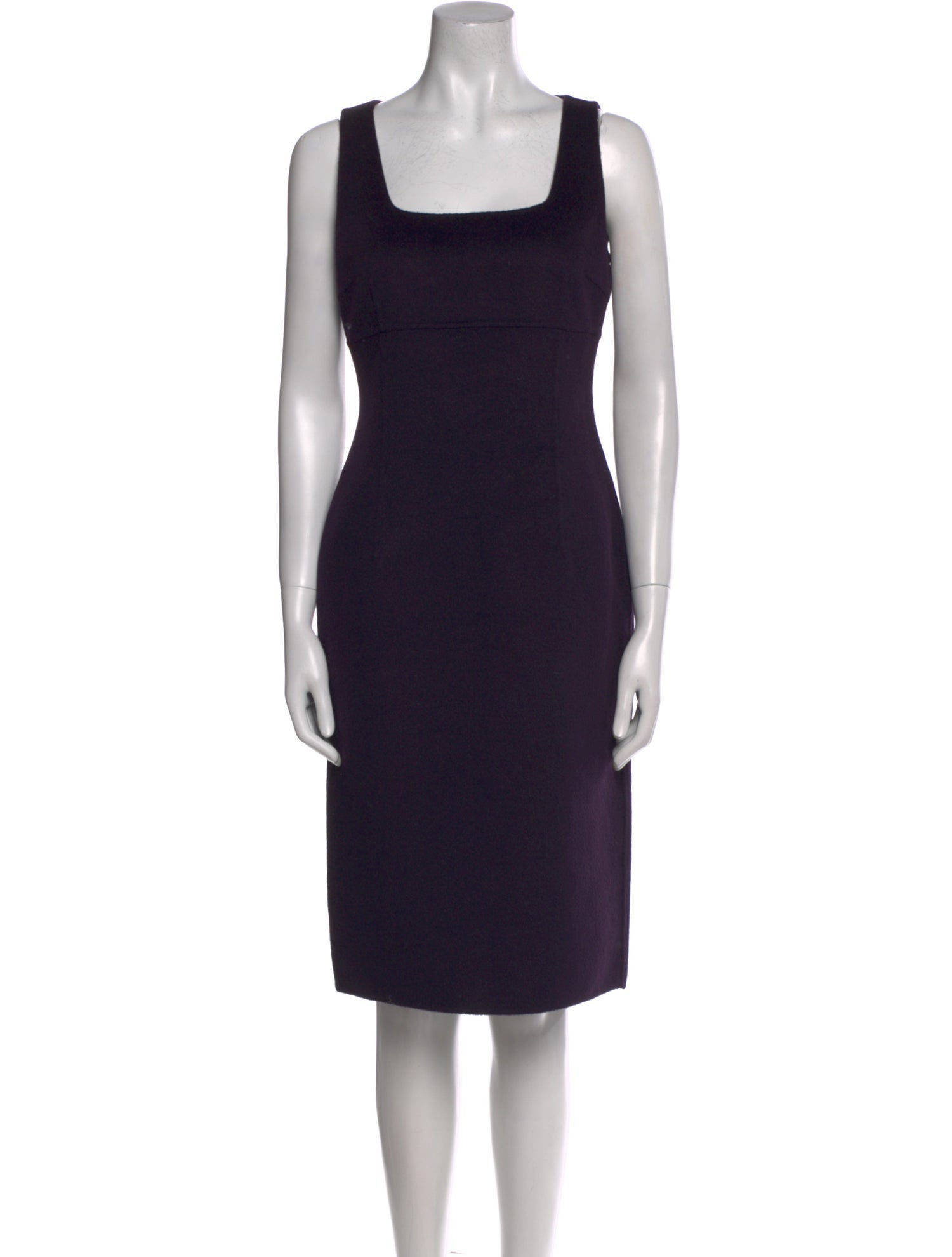 Michael Kors Wool Midi Length Dress