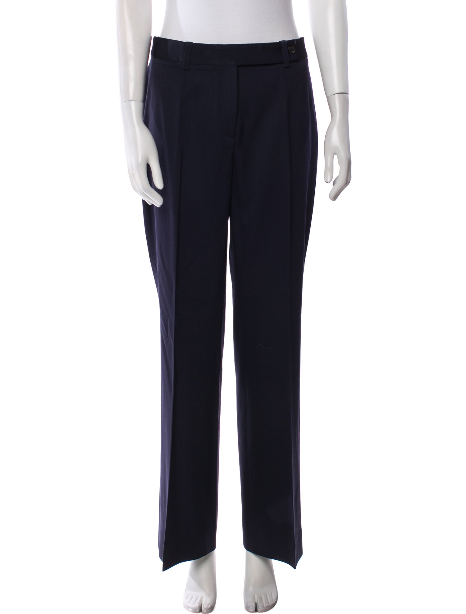 Michael Kors Virgin Wool Wide Leg Pants