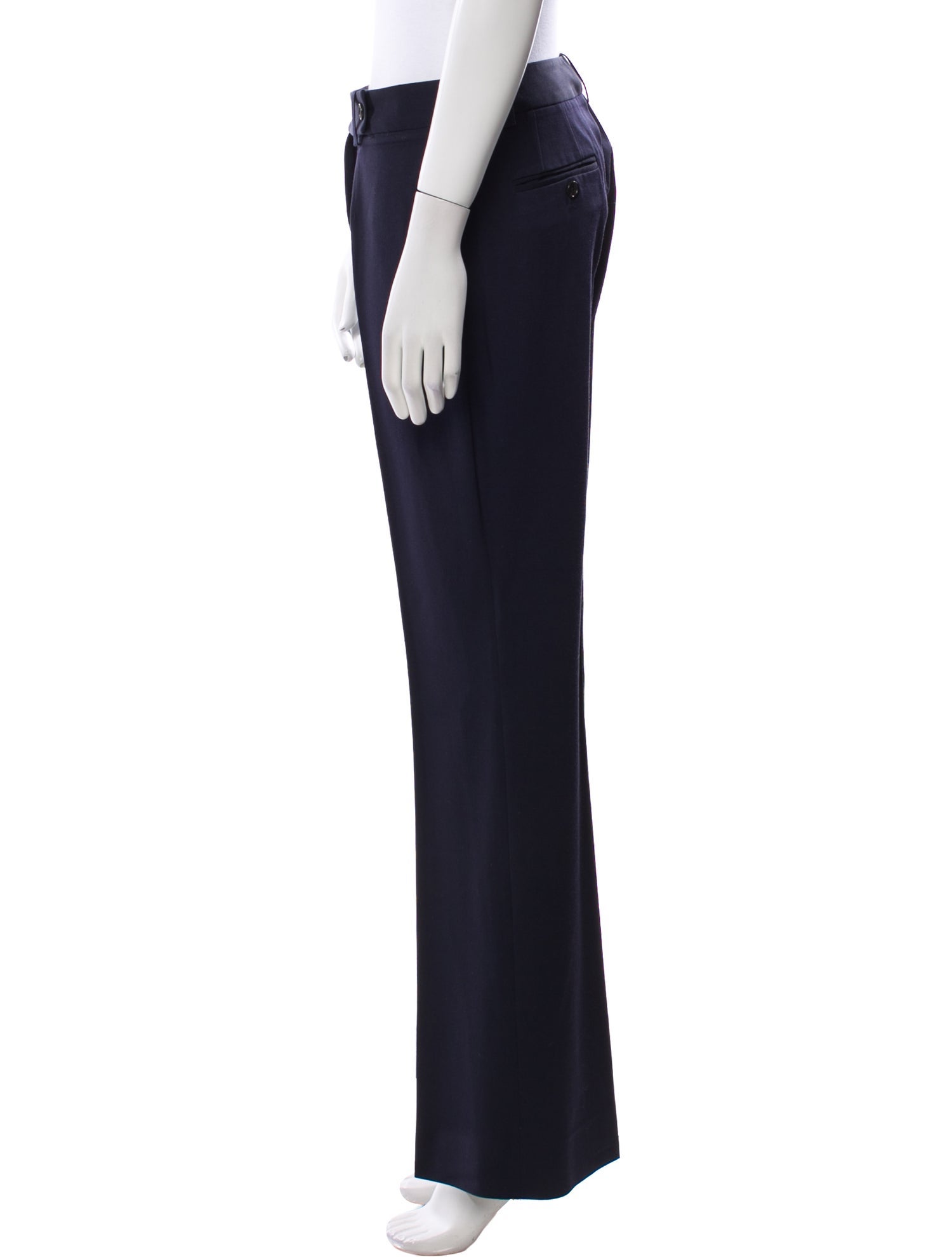 Michael Kors Virgin Wool Wide Leg Pants