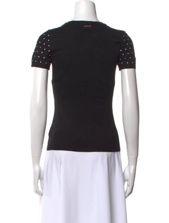 Michael Kors Polka Dot Print Crew Neck T-Shirt
