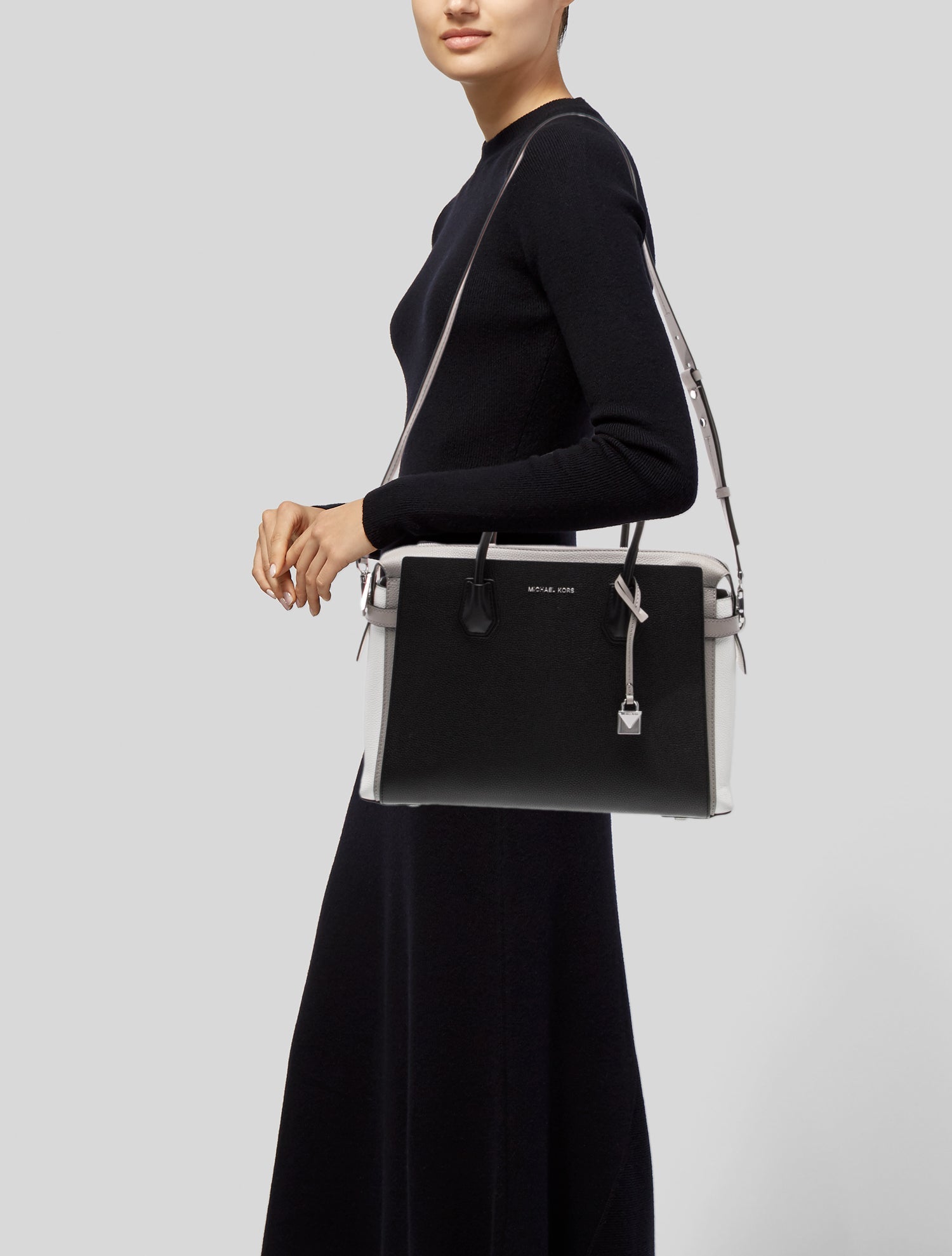 Michael Kors Leather Top Handle Bag