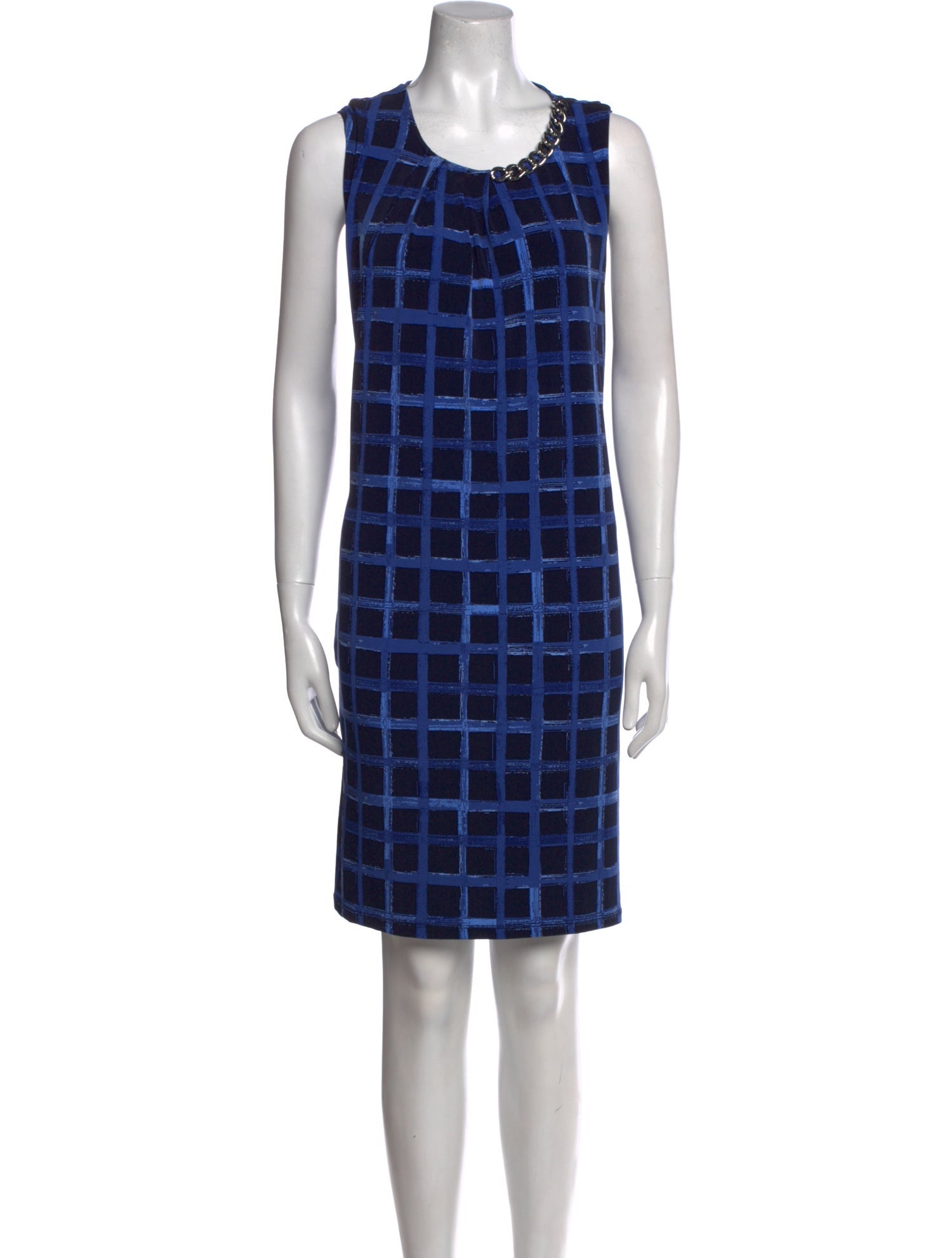 Michael Michael Kors Plaid Print Mini Dress