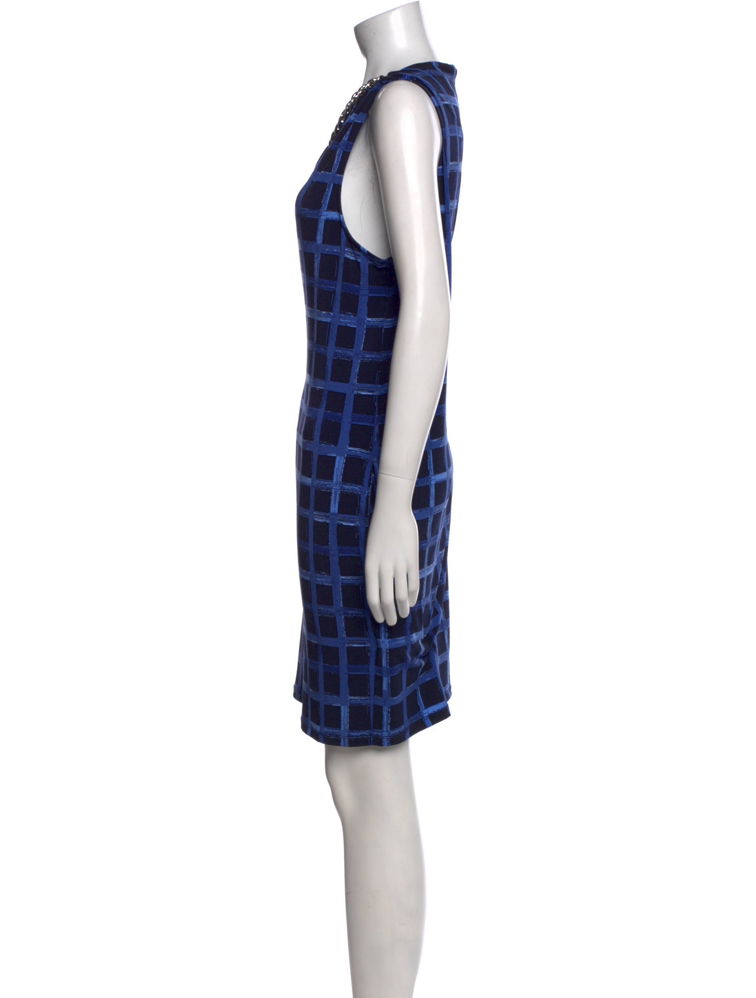 Michael Michael Kors Plaid Print Mini Dress
