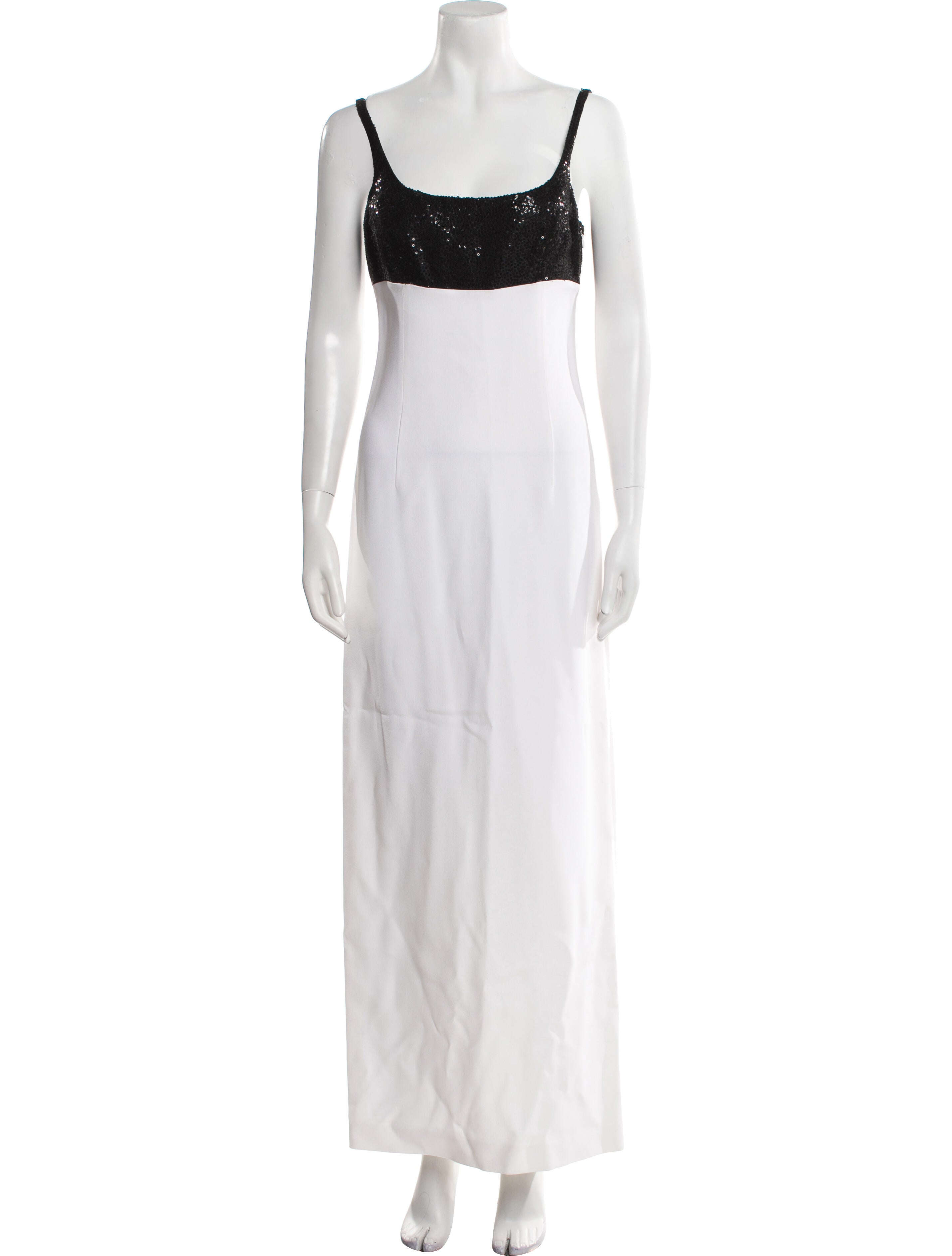 Michael Kors Square Neckline Long Dress