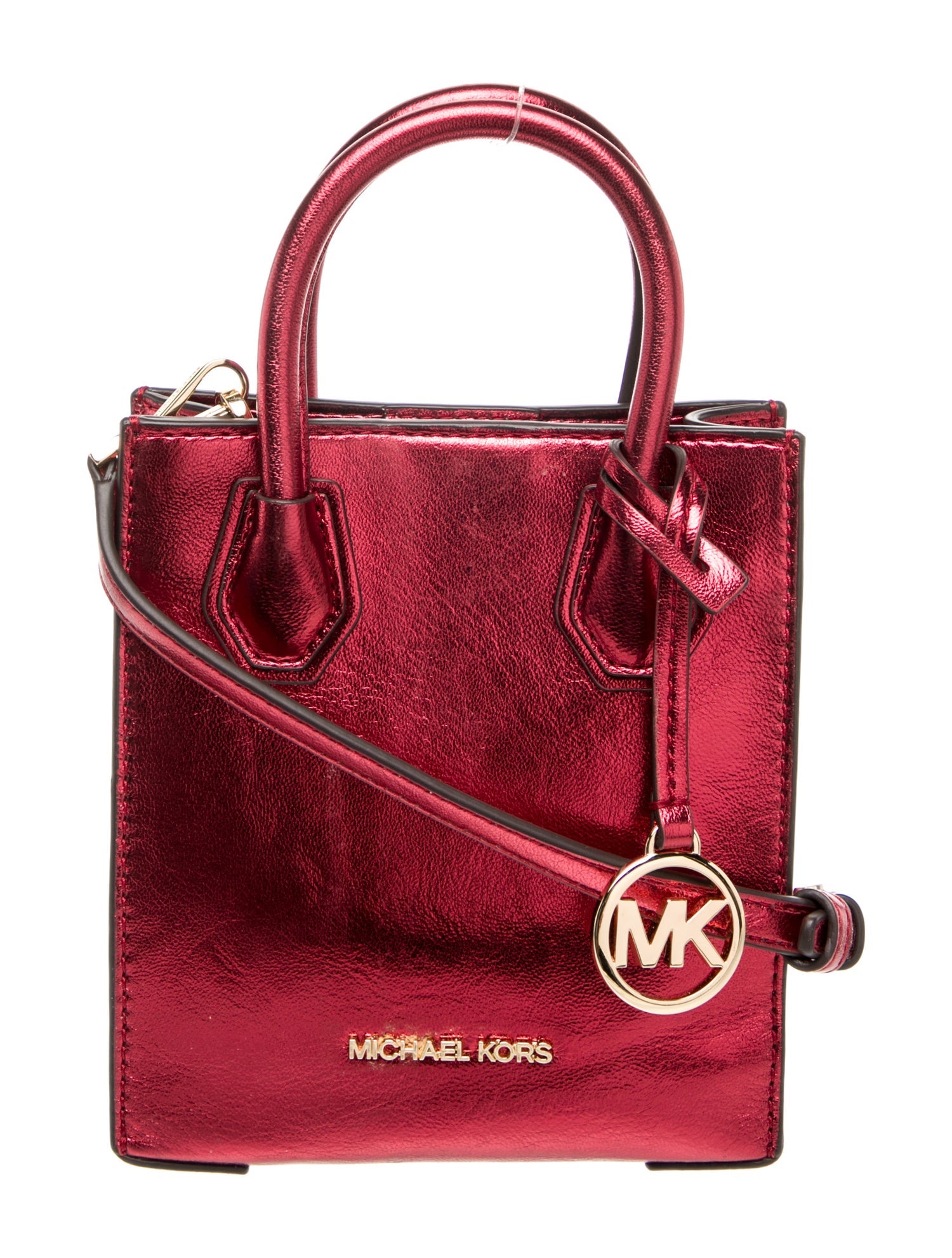 Michael Kors Saffiano Leather Top Handle Bag