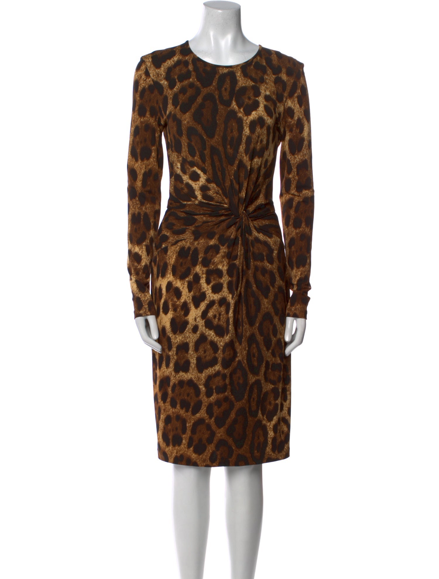 Michael Kors Animal Print Knee-Length Dress