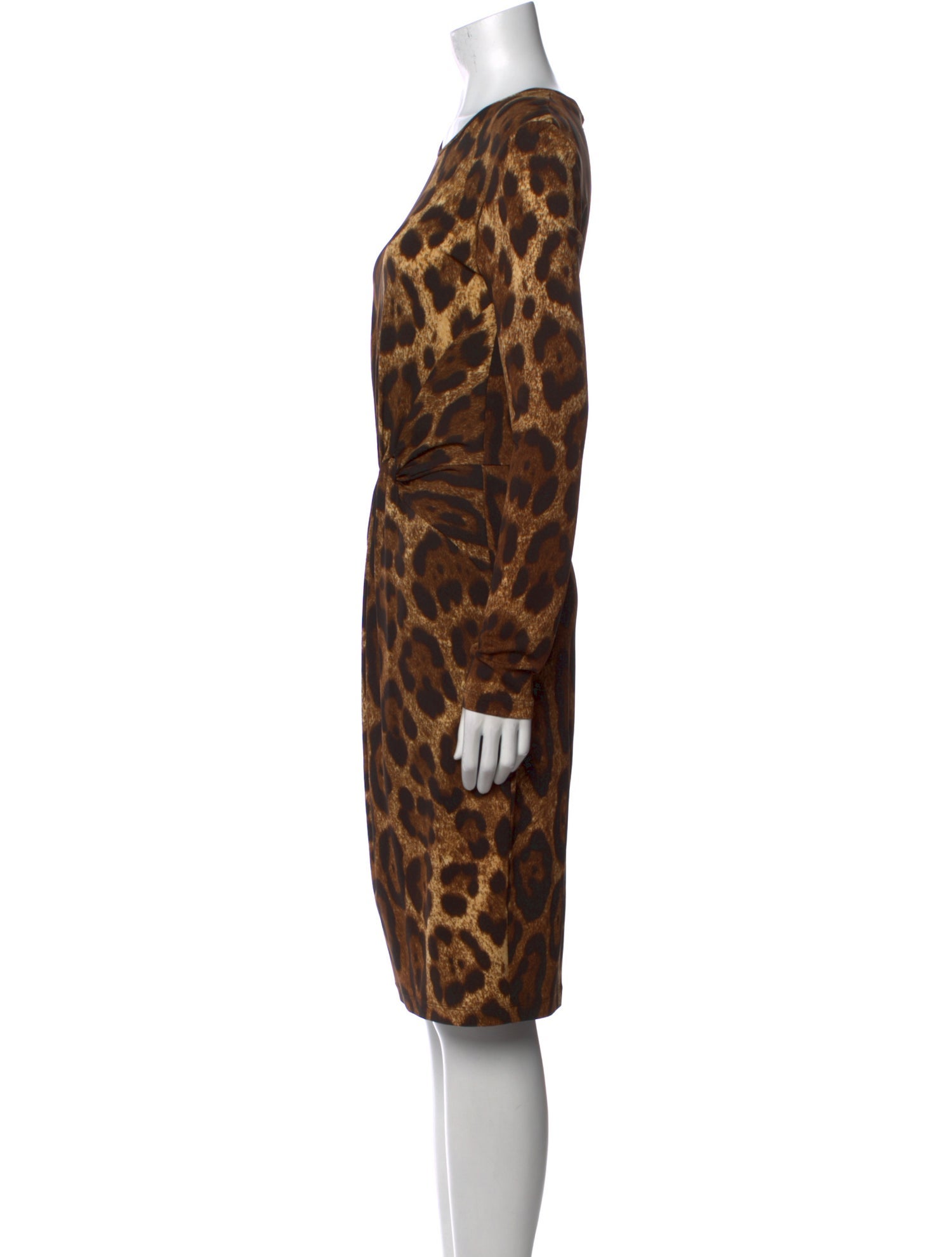 Michael Kors Animal Print Knee-Length Dress