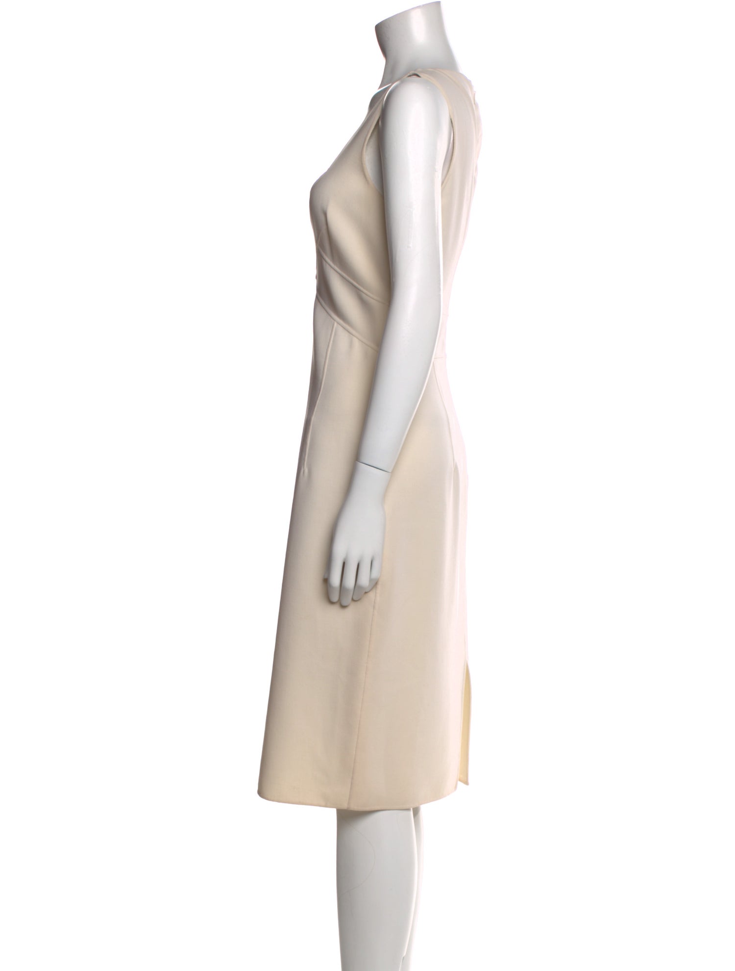 Michael Kors Virgin Wool Knee-Length Dress
