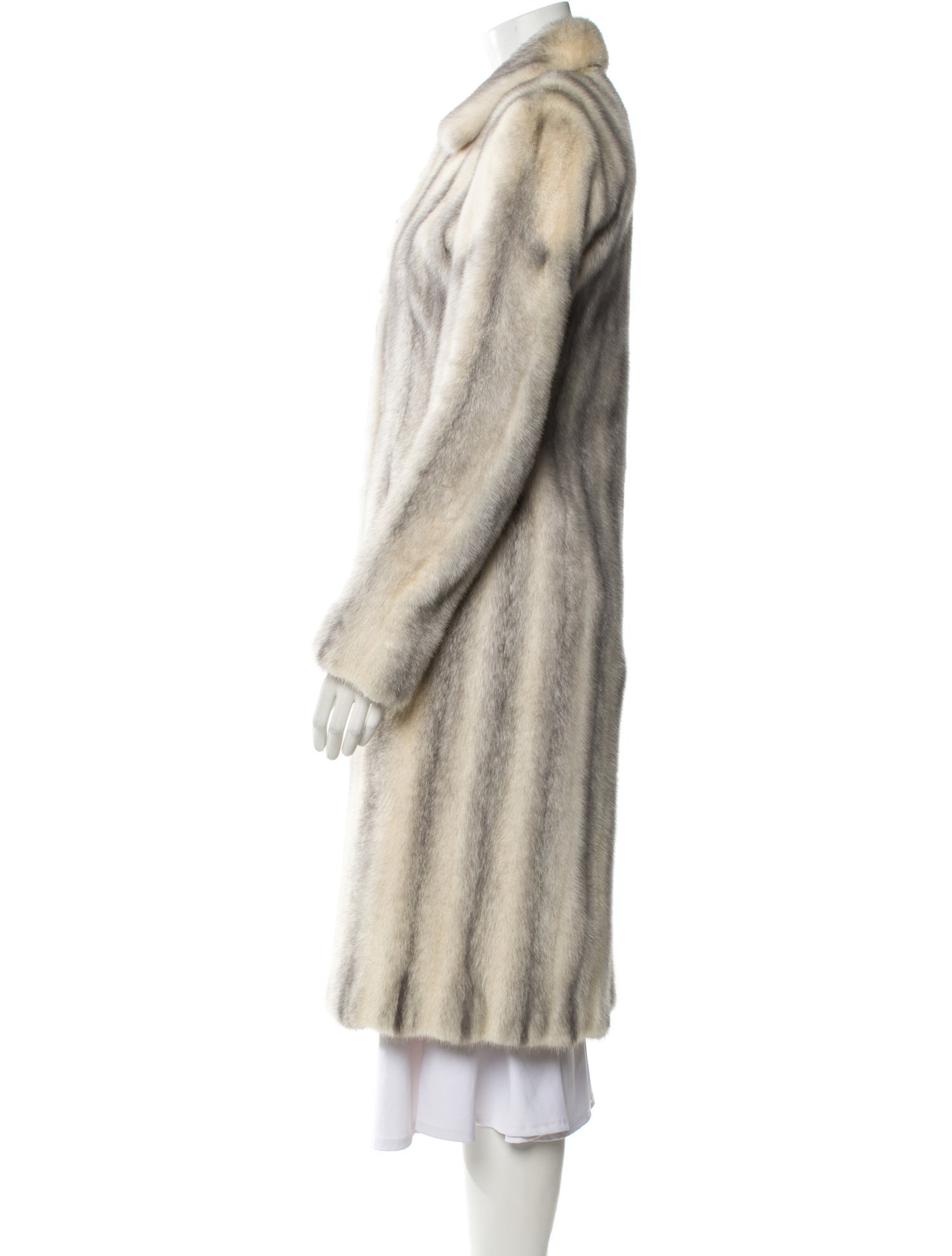 Michael Kors Printed Fur Coat