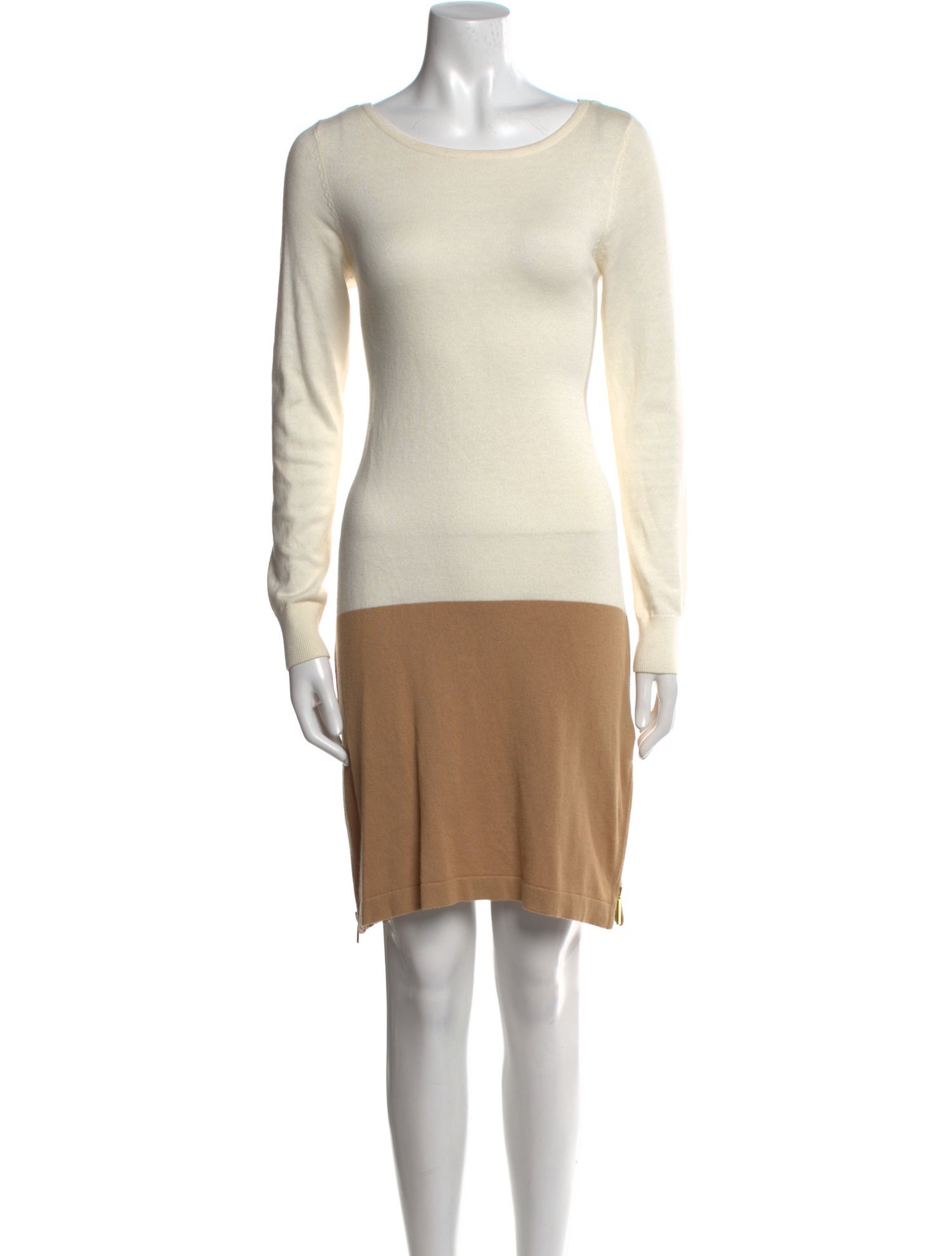 Michael Kors Bateau Neckline Mini Dress