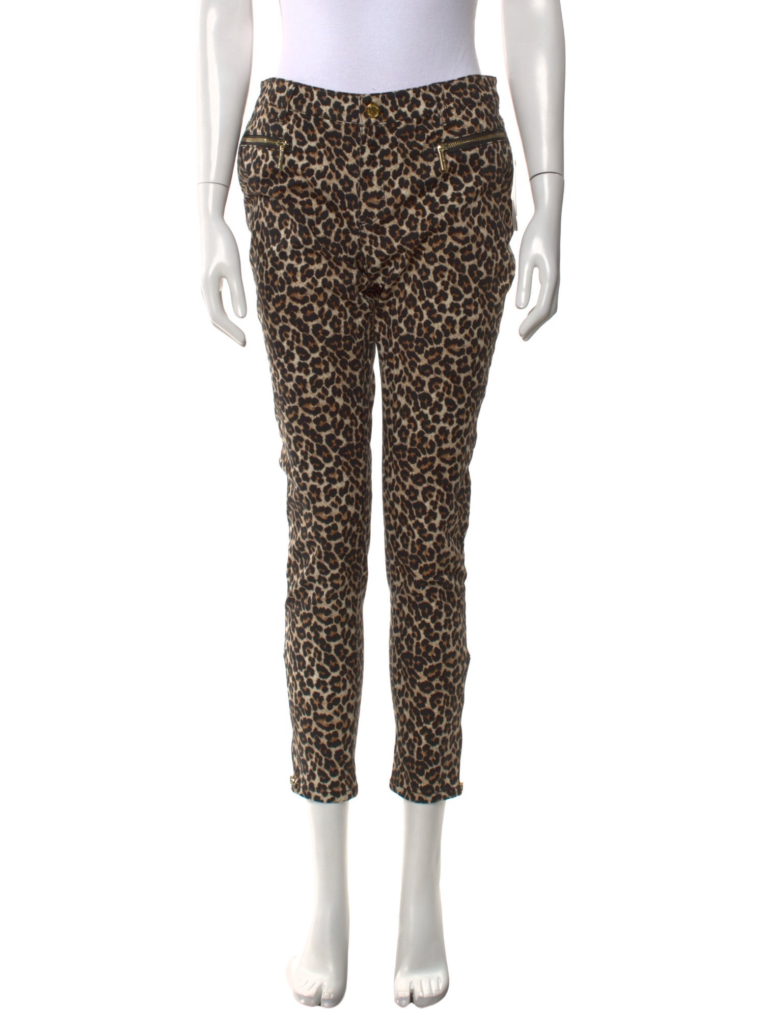 Michael Kors Animal Print Skinny Leg Pants w/ Tags