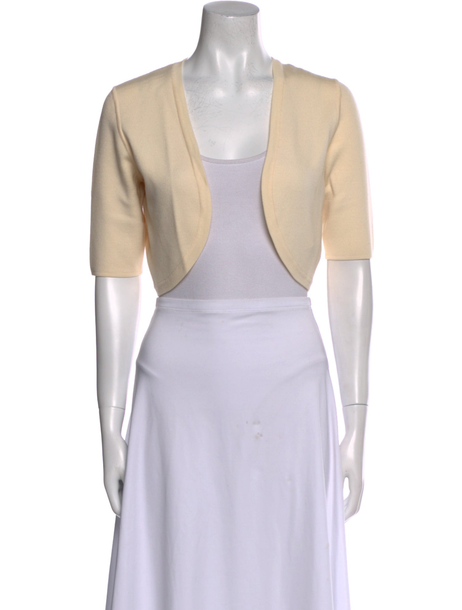 Michael Kors Merino Wool Open Front Sweater