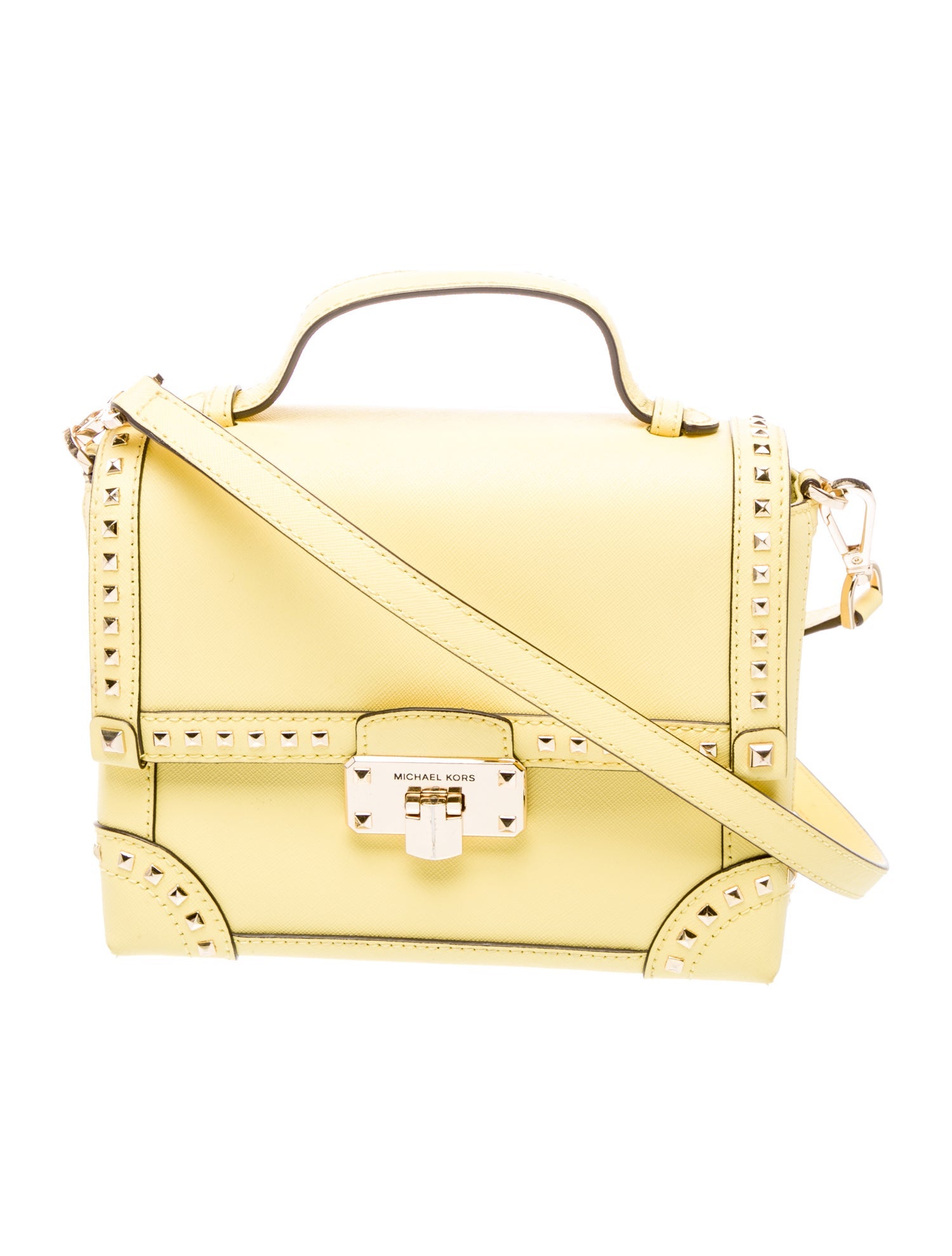 Michael Kors Saffiano Leather Top Handle Bag