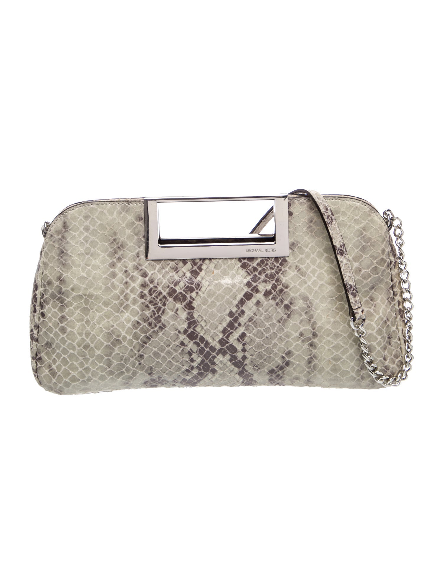 Michael Kors Embossed Leather Shoulder Bag