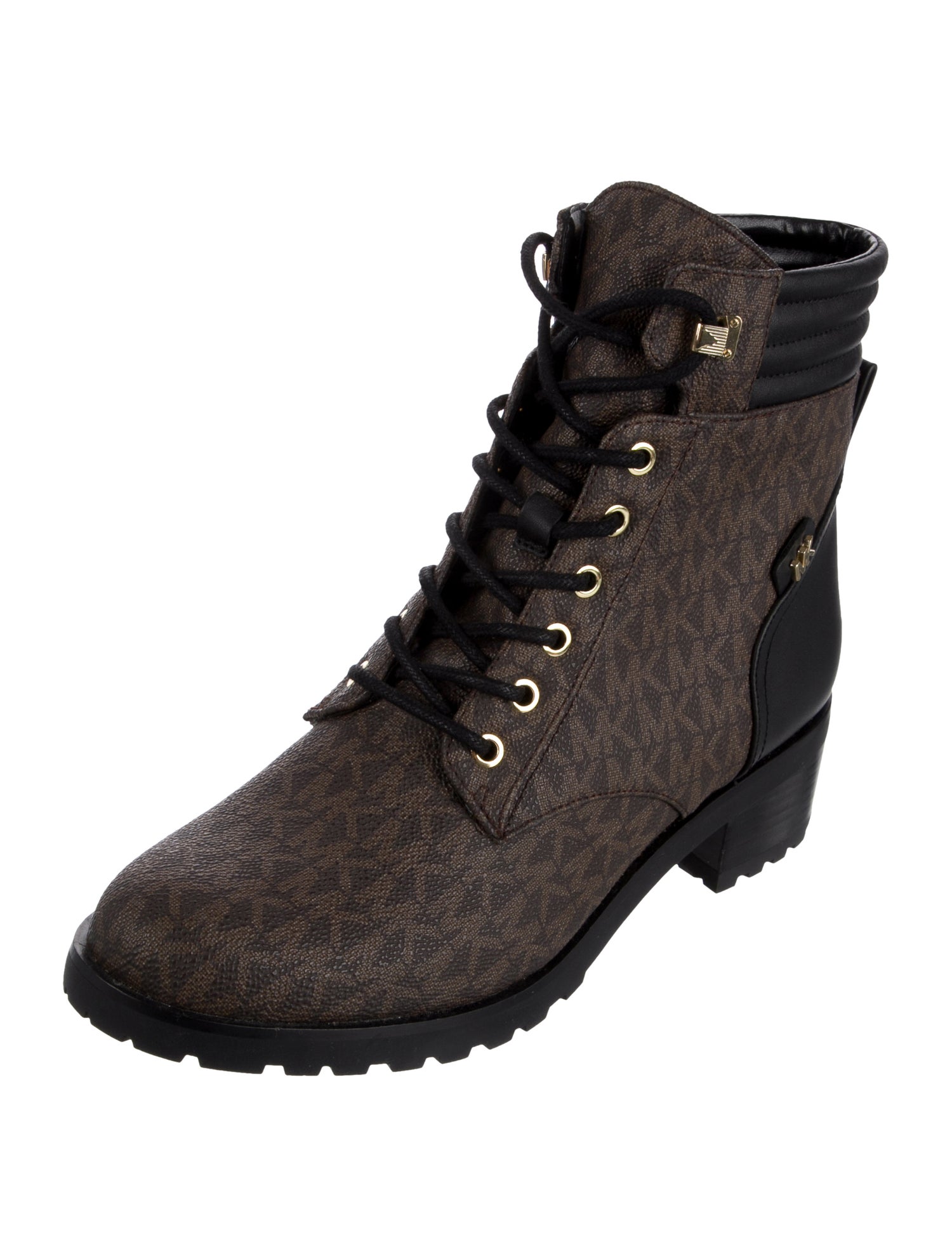 Michael Kors Printed Combat Boots