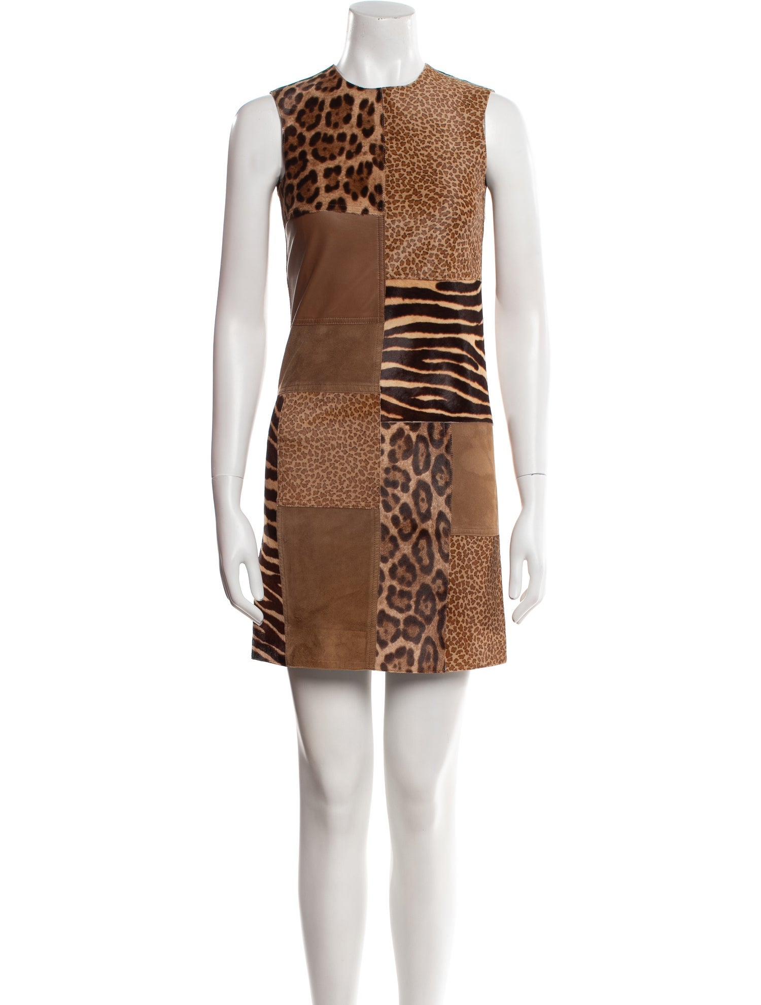 Michael Kors Leather Mini Dress