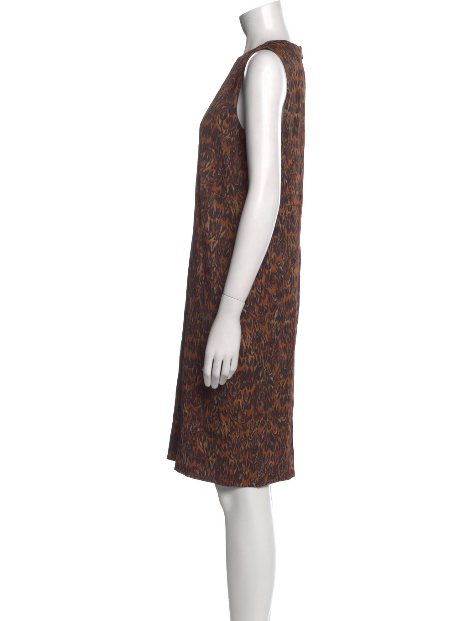 Michael Kors Printed Knee-Length Dress w/ Tags