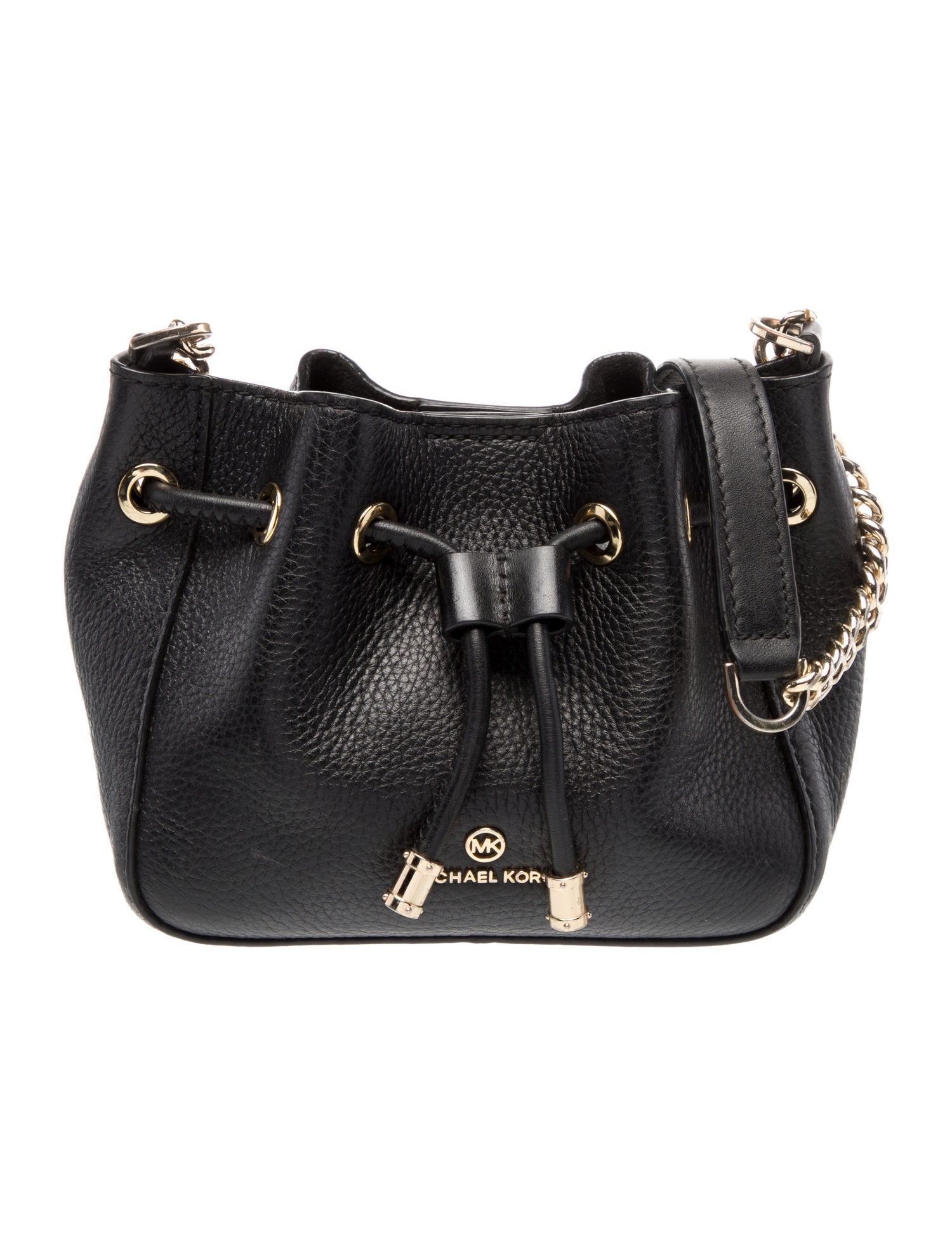 Michael Kors Leather Bucket Bag