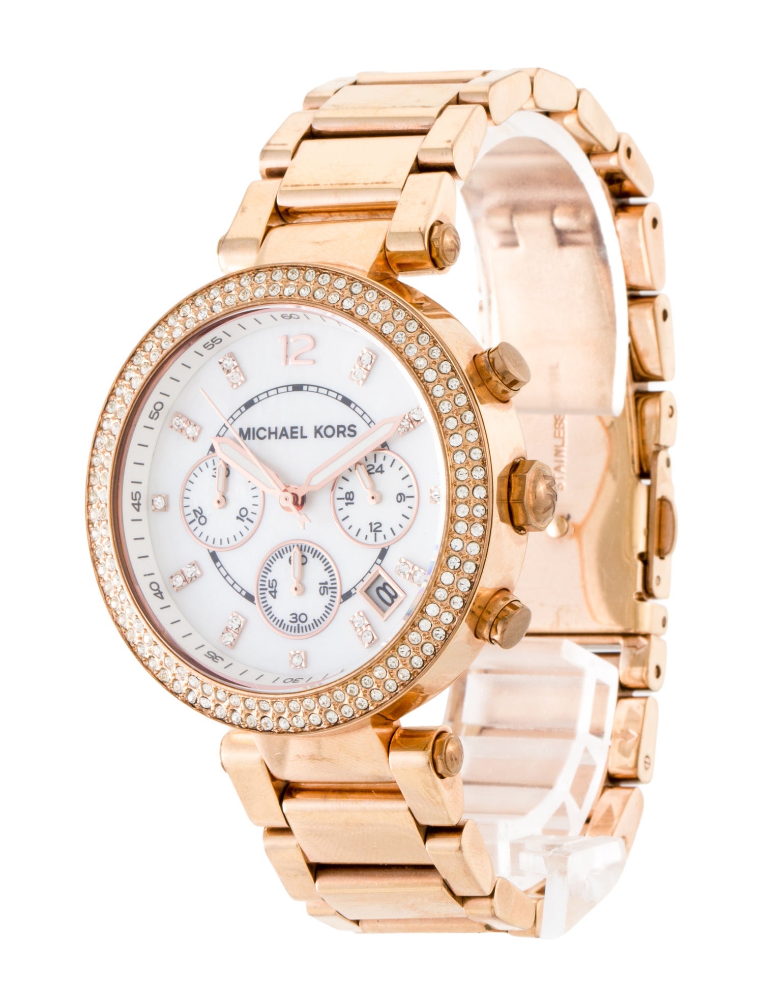 Michael Kors Parker Rose Gold-Tone Watch