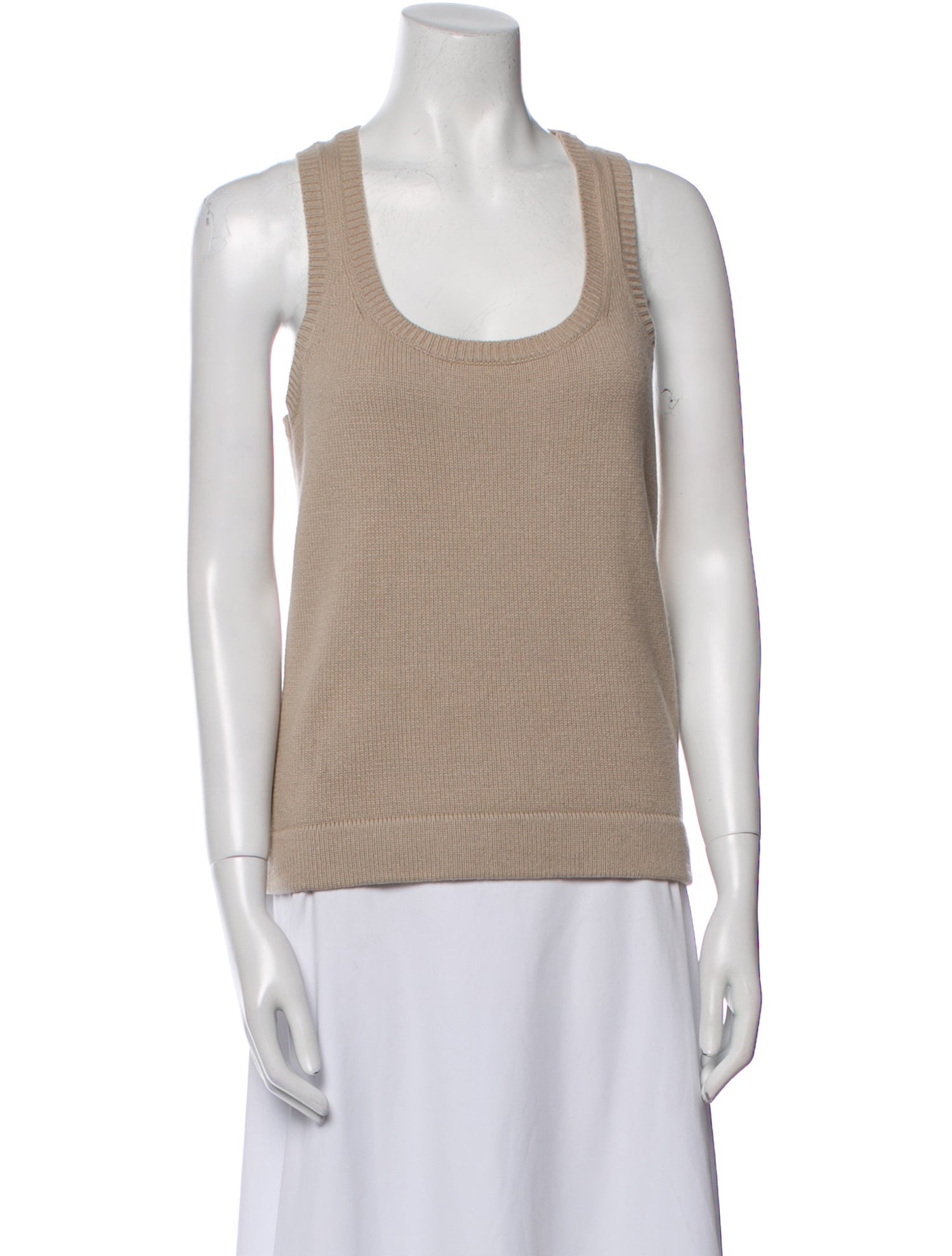 Michael Kors Cashmere Scoop Neck Top