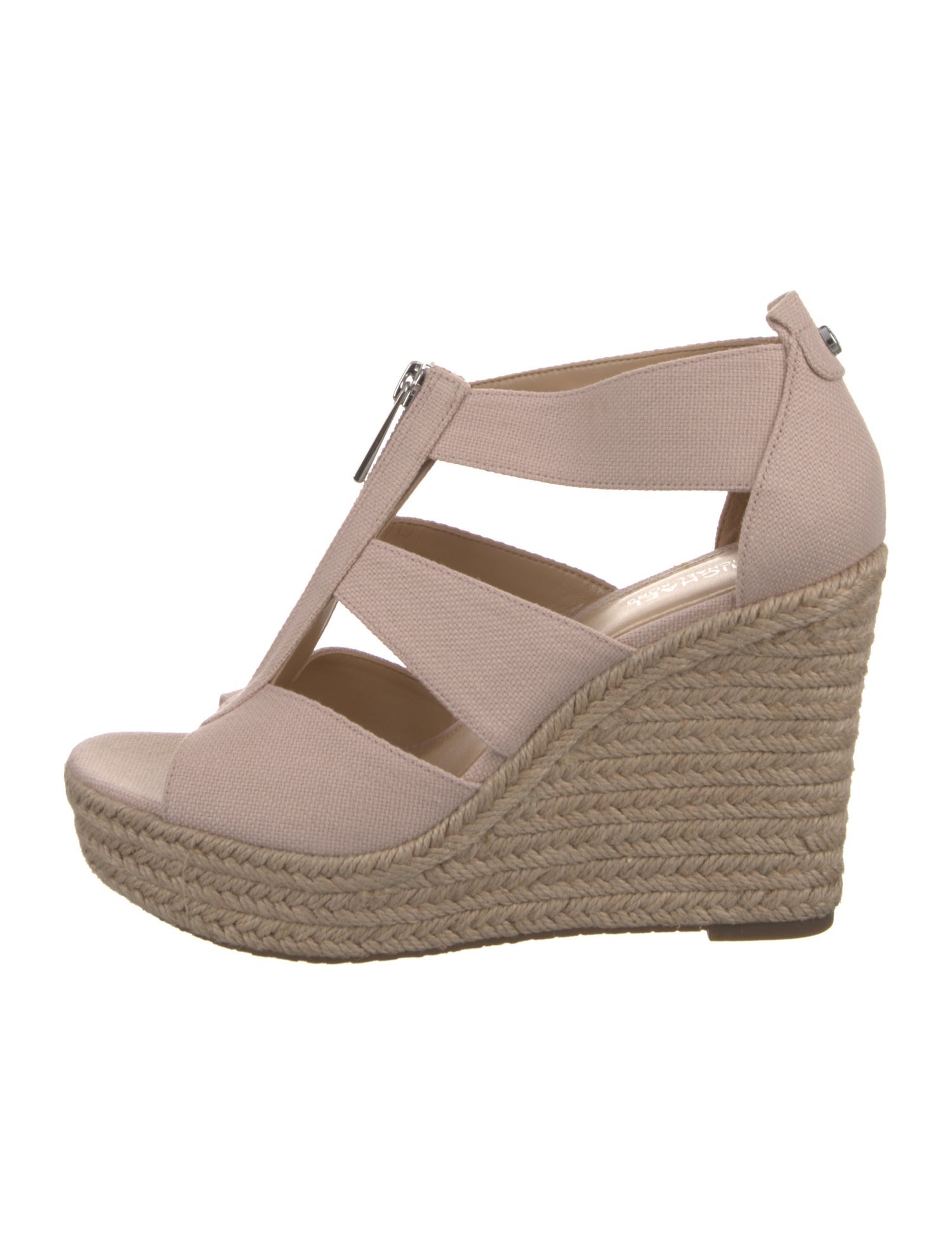 Michael Kors Canvas T-Strap Pumps