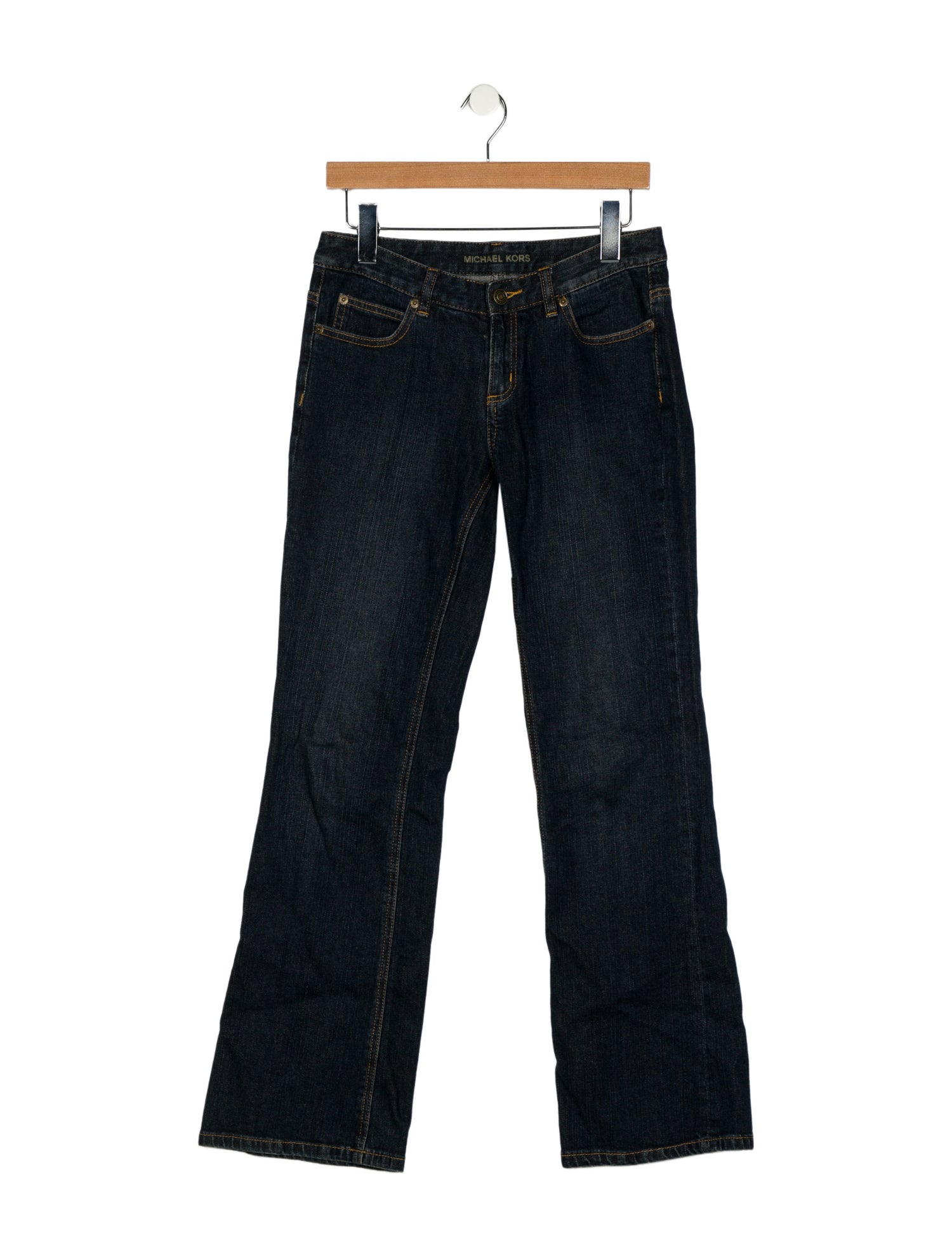 Michael Kors Low-Rise Wide Leg Jeans