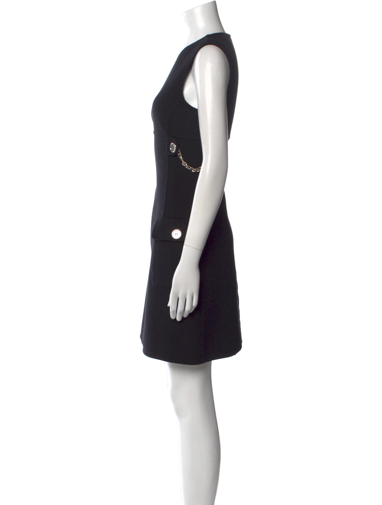 Michael Kors Virgin Wool Mini Dress