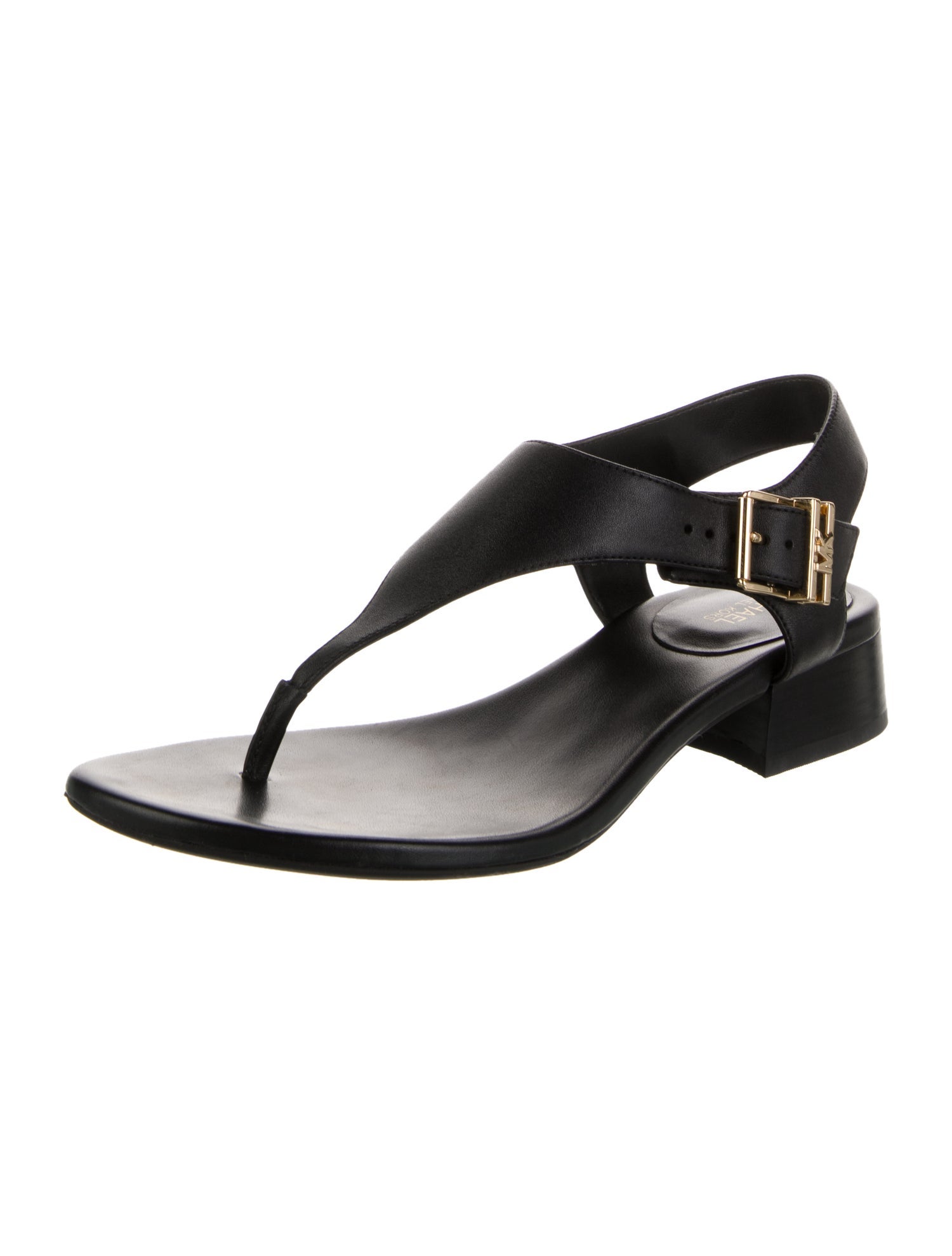 Michael Kors Leather Slingback Sandals