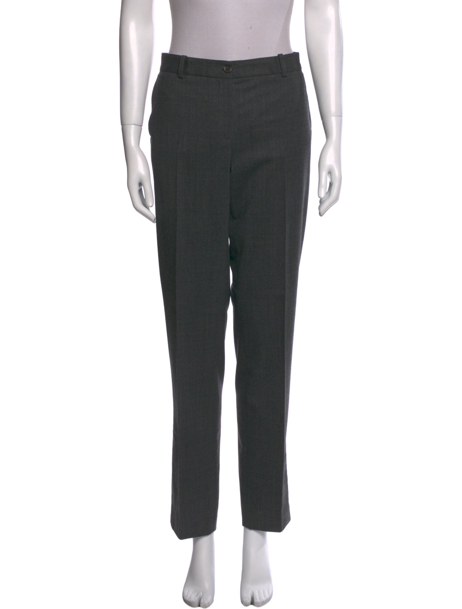 Michael Kors Virgin Wool Straight Leg Pants