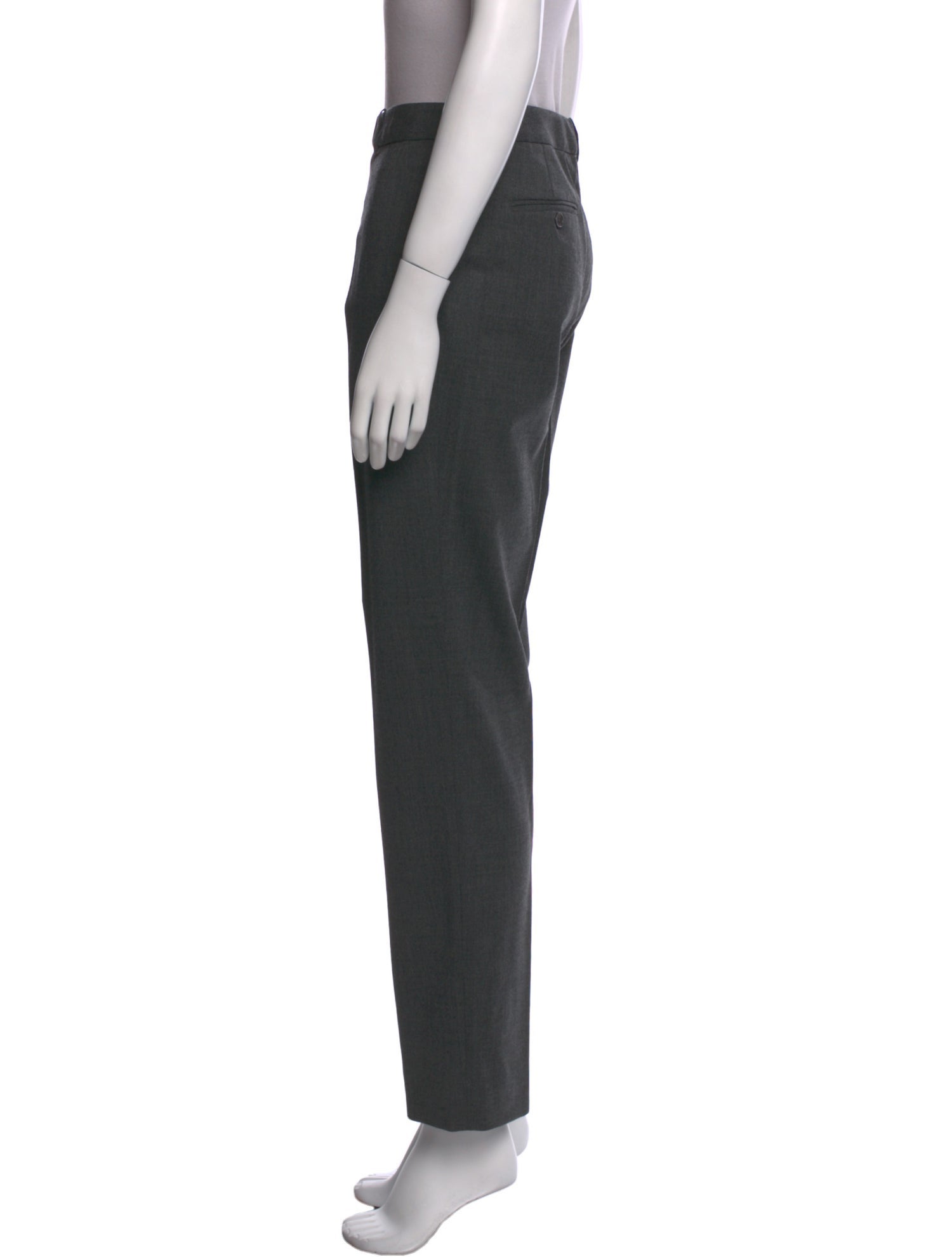 Michael Kors Virgin Wool Straight Leg Pants